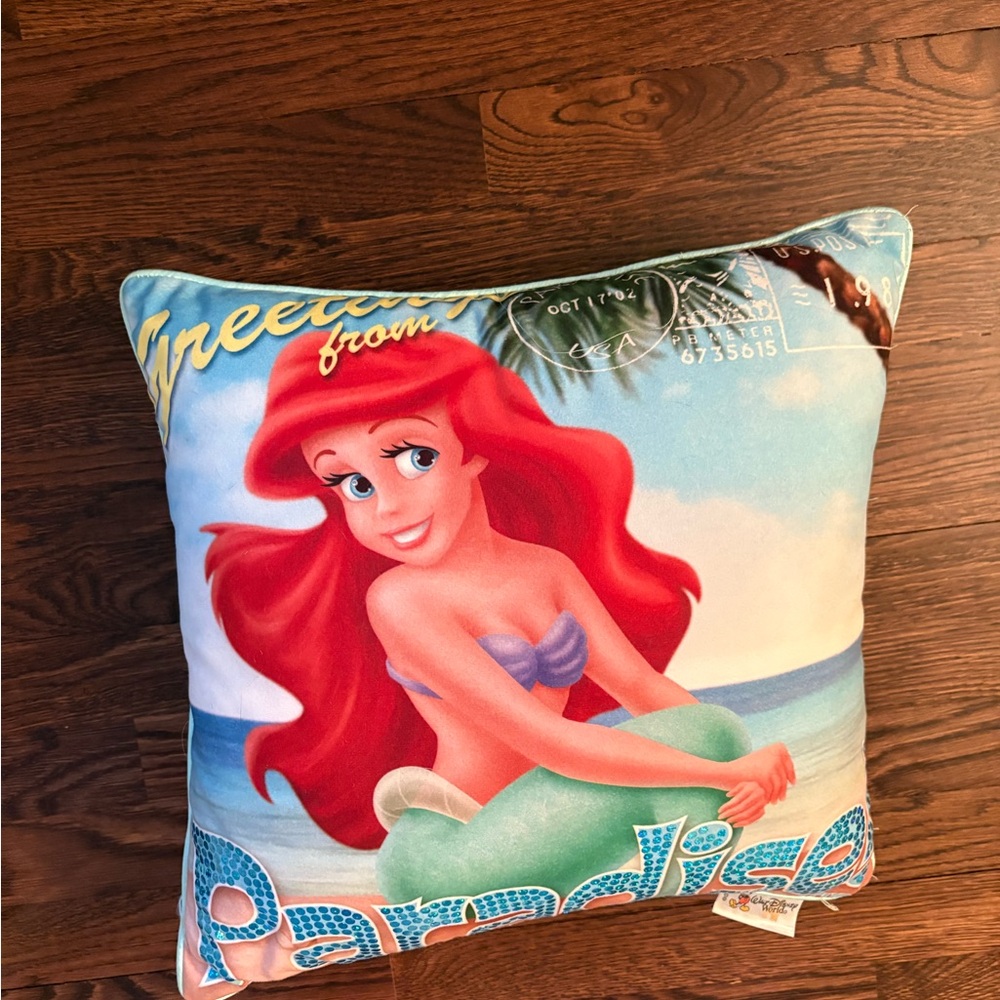 Y2K Ariel Little Mermaid Disney Pillow